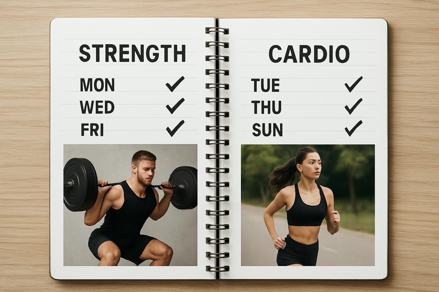 Jak planować trening siłowy i cardio w jednym tygodniu?. Podstawy planowania treningu łączącego siłę i cardio w jednym tygodniu Jak planować trening siłowy i cardio w jednym tygodniu?. Podstawy planowania treningu łączącego siłę i cardio w jednym tygodniu