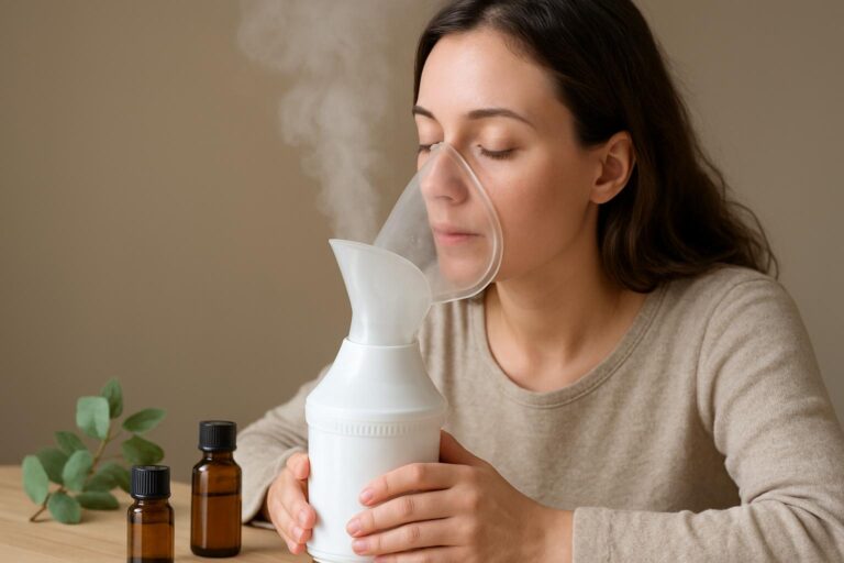 Od pary do aromatu: jak inhalacje i olejki eteryczne realnie wpływają na drogi oddechowe
